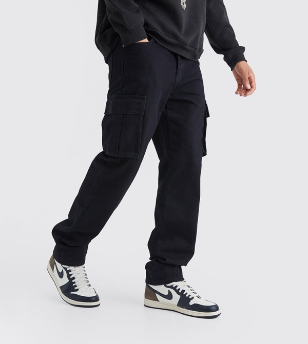 Plus & Tall Relaxed Rigid Cargo Jeans