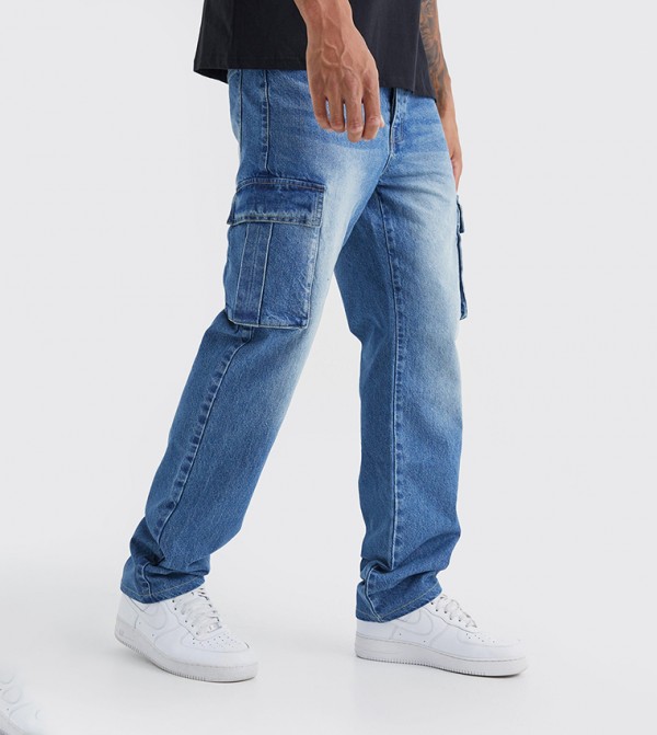 Tall Relaxed Fit Cargo Jeans