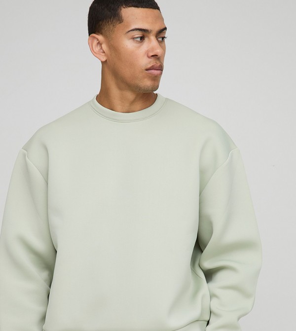 Bonded Scuba Oversized Sweatshirt
