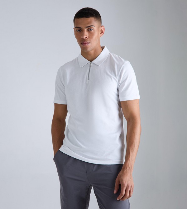 Slim Fit Short Sleeves Polo T-Shirt