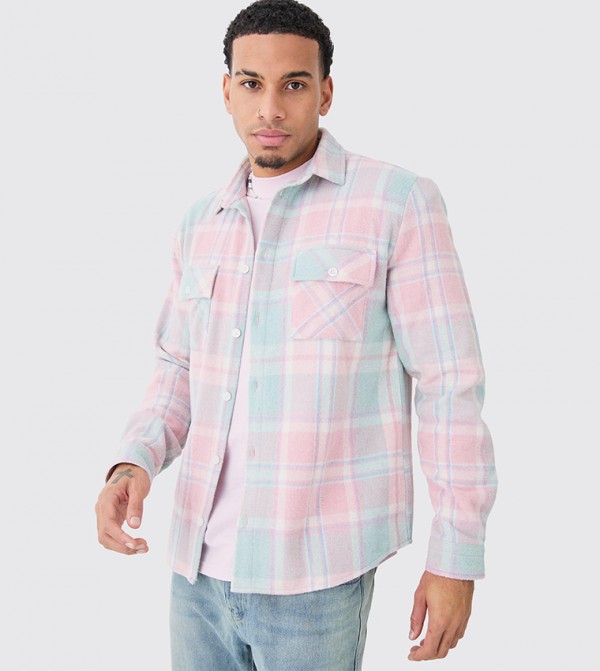 Plaid Long Sleeves Casual Shirt