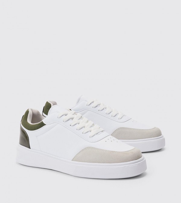 Chunky Sole Lace-Up Sneakers