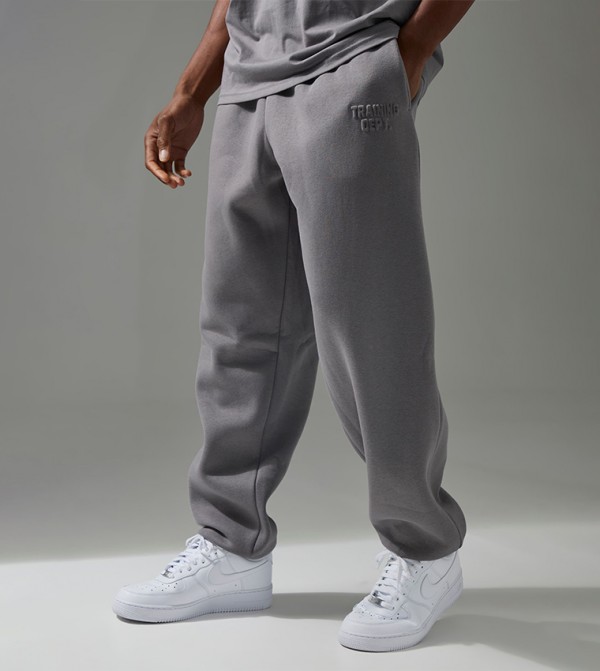 Embossed Oversized Joggers