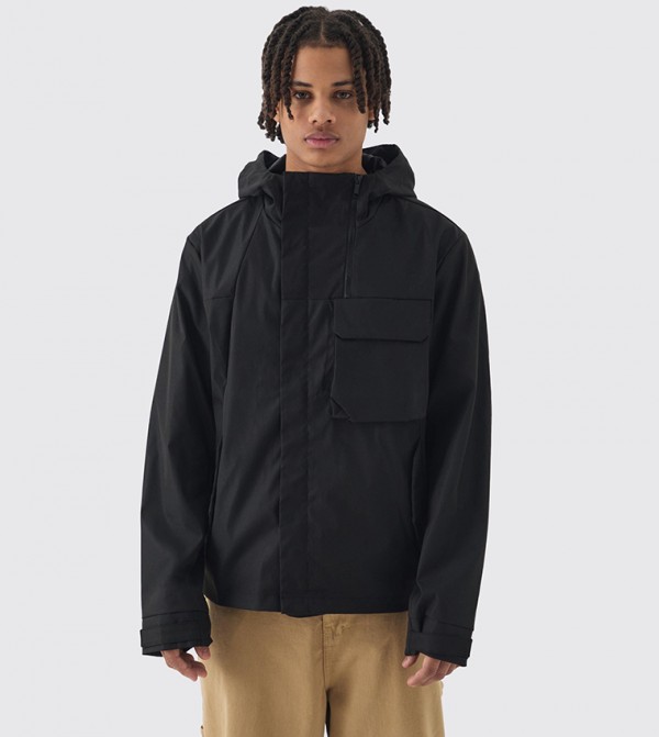 Lightweight Hooded Parka Jacket
