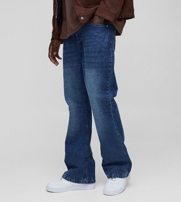 Rigid Flare Relaxed Fit Jeans