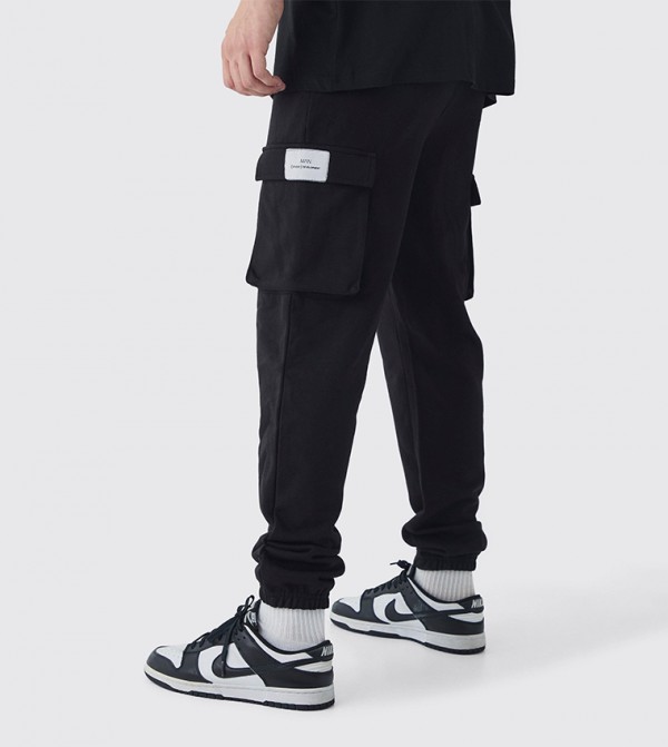 Plus & Tall Woven Tab Slim Fit Cargo Joggers