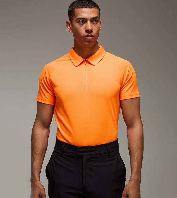Solid Short Sleeves Golf Active Polo T-Shirt