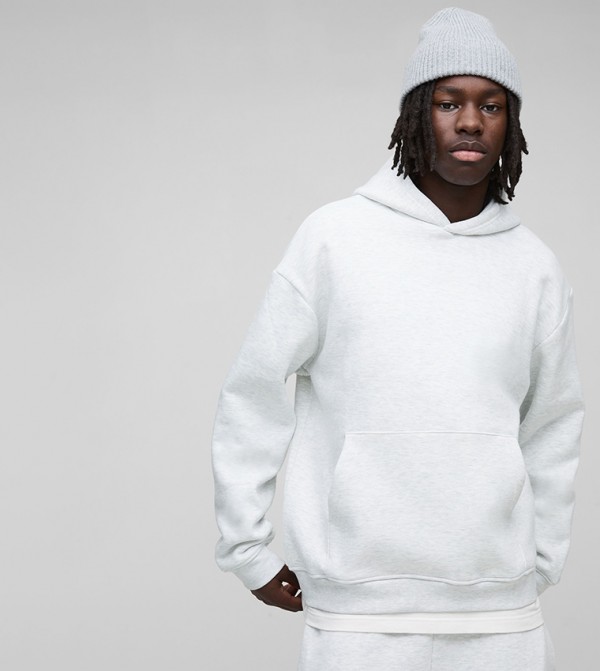 330GSM Solid Oversized Hoodie