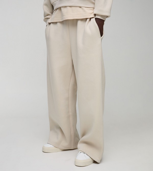 Mid Rise Wide Leg Sweatpants