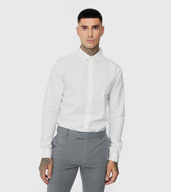 Tall Poplin Long Sleeves Shirt