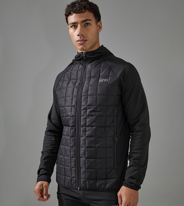 Zip-Through Quilted Jacket