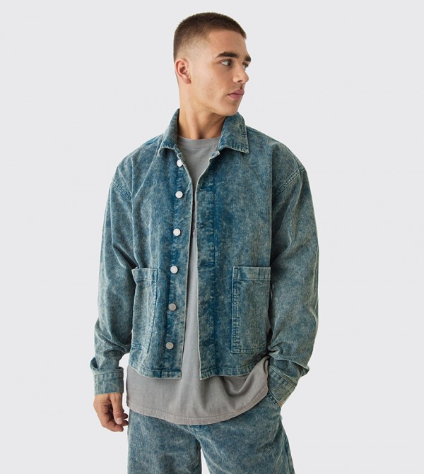 Boxy Cord Jacket