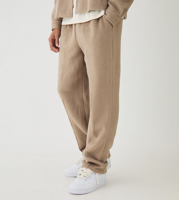 Heavyweight Tapered Brushed Trousers