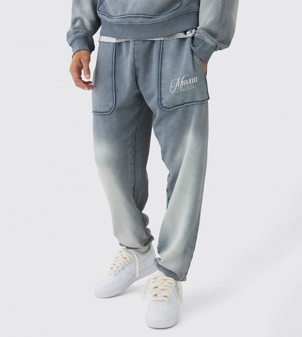 Seam Detail Oversized Joggers