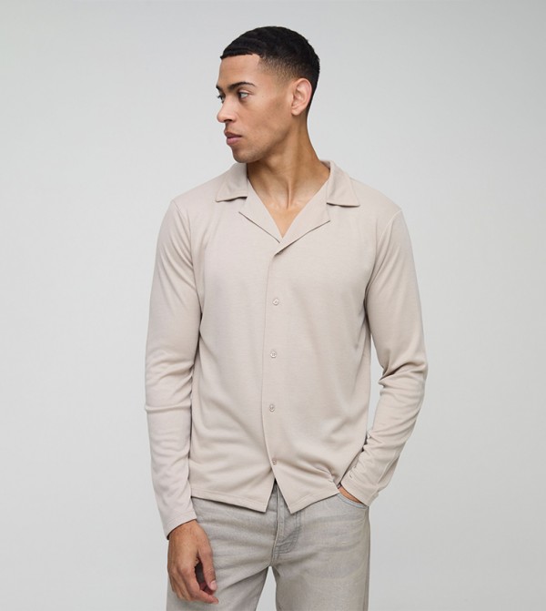 Solid Regular Fit Long Sleeves Shirt