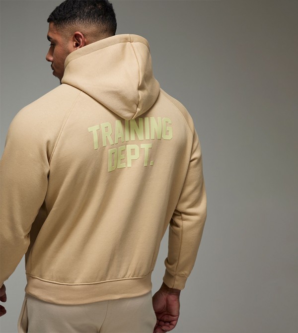 Training Dept Print Long Sleeves Hoodie