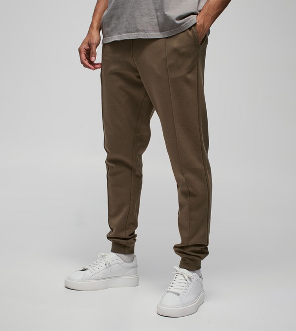 Slim Tapered Fit Heavyweight Interlock Joggers