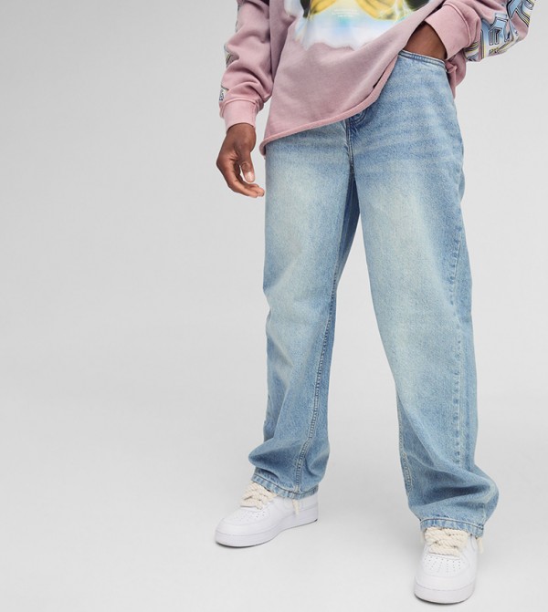 Rigid High Waist Relaxed Fit Jeans