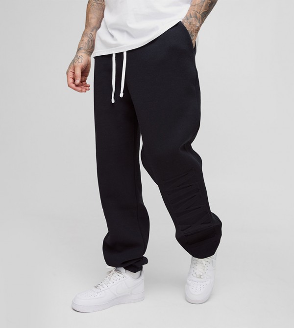 Plus & Tall MMXIII Embossed Oversized Joggers