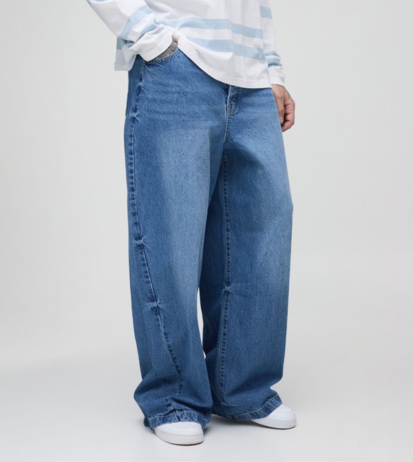 Tall Twist Seam Parachute Jeans