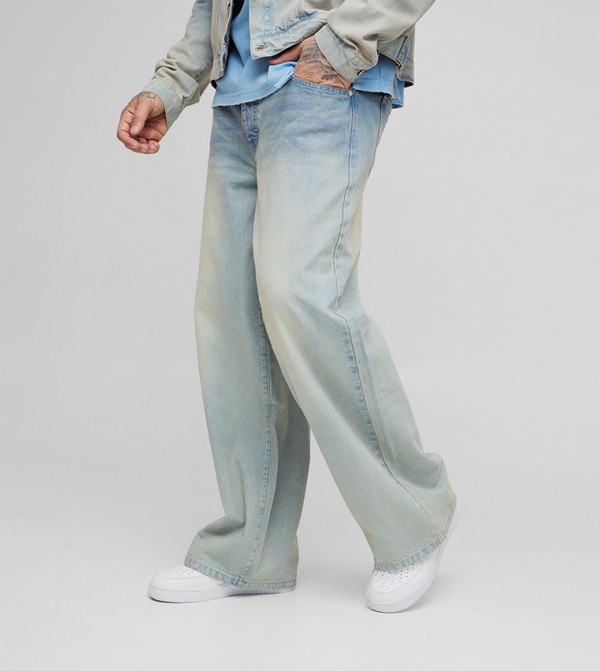 Tall Washed Baggy Fit Jeans