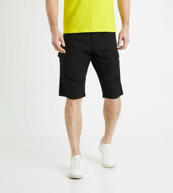 BOCOURTBM1 High Waist Cargo Shorts