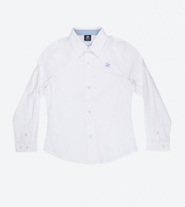 Classic Collar Long Sleeve Shirt - Blue BP G3117