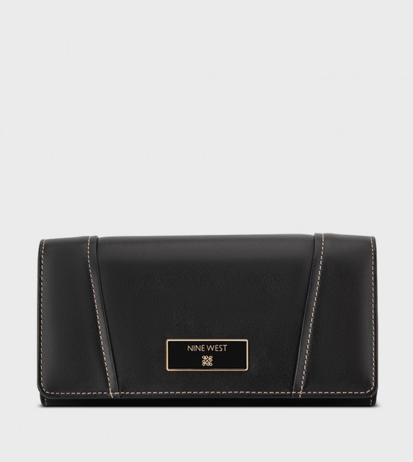 Color Block Clutch with Sling