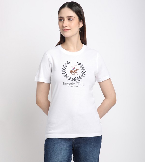 Logo Printed Short Sleeves T-Shirt
