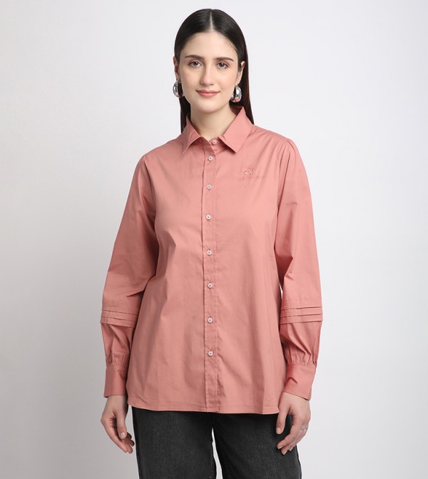 Logo Detail Long Sleeves Shirt