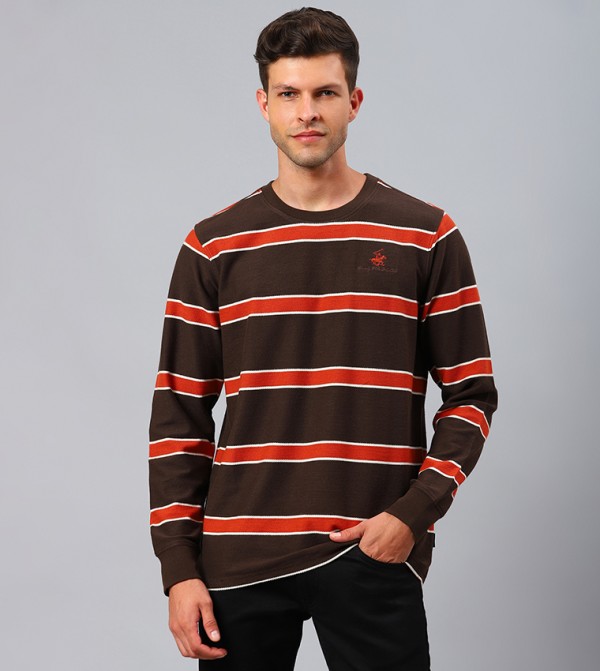 Beverly Hills Polo Club  T-Shirts - Brown T-shirts