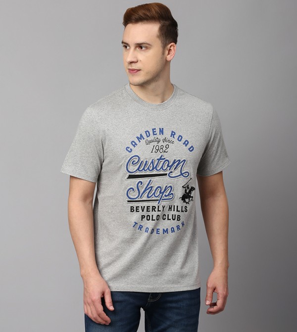 Printed Short Sleeves Casual T-Shirt