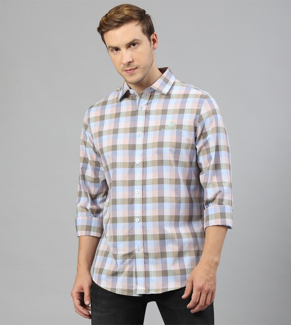 Plaid Long Sleeves Shirt