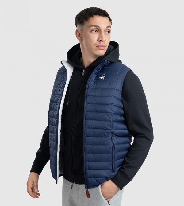 Hooded Reversible Gilet