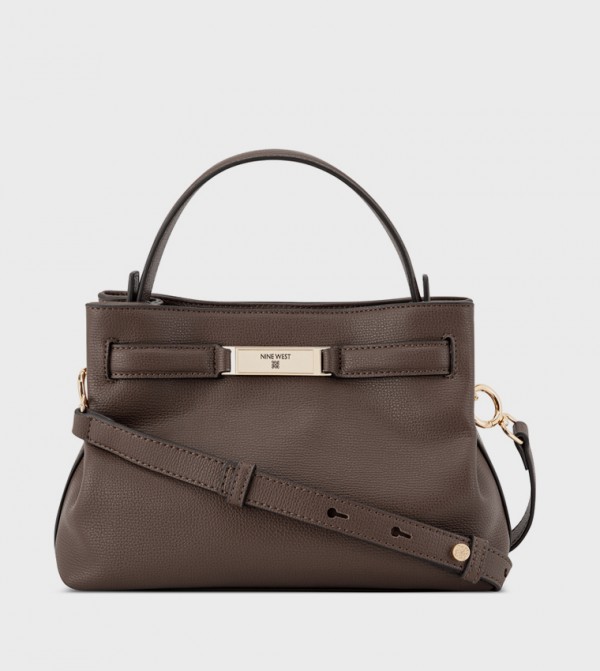 Textured Satchel Bag