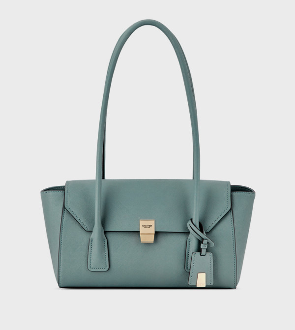 Textured Flap Shoulder Bag