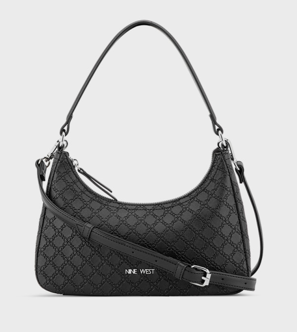 Monogram Debossed Shoulder Bag