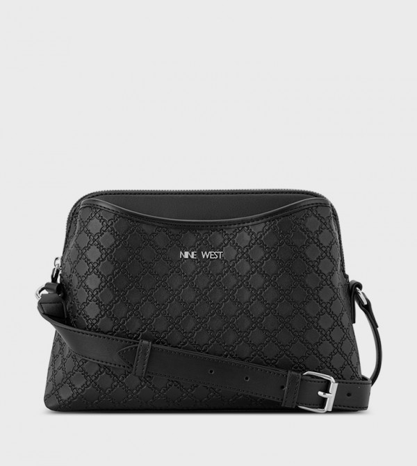 Monogram Debossed Crossbody Bag