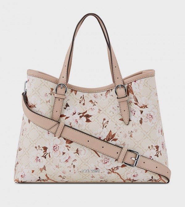 Floral Patterned Satchel Bag