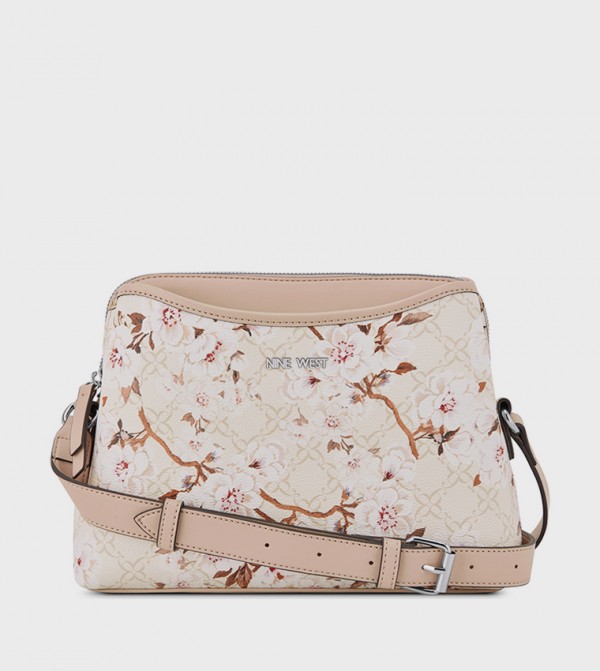 Floral Patterned Crossbody Bag