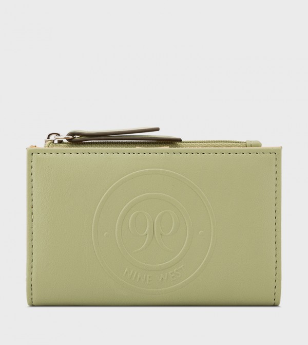 Logo Embossed Bi-Fold Wallet