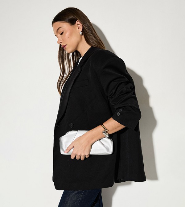 Small Ruched Clutch Bag