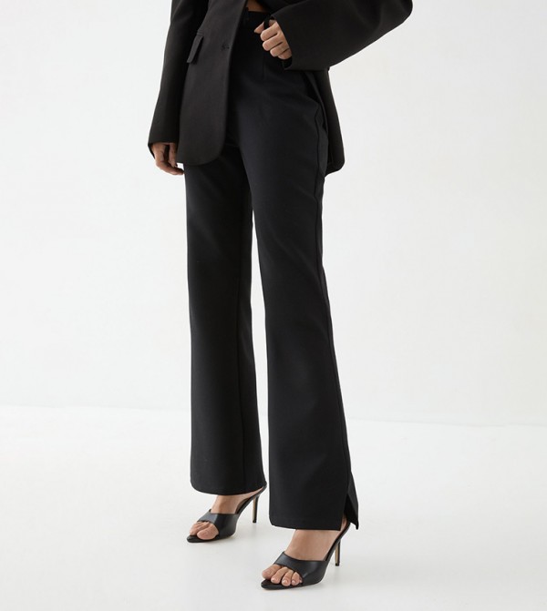 Premium High Waist Wide Leg Trousers