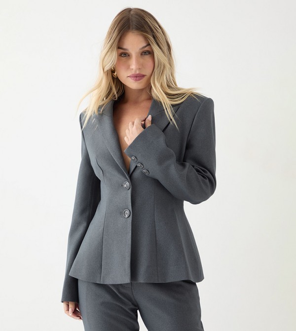 Premium Structured Single Breasted Blazer