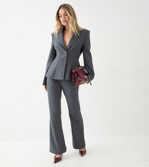 Premium Tailored Skinny Flared Trousers