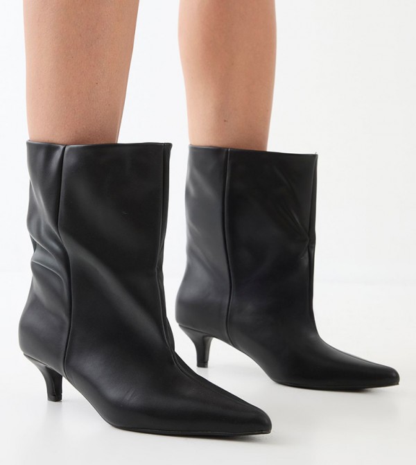 Low Heel Ankle Boots