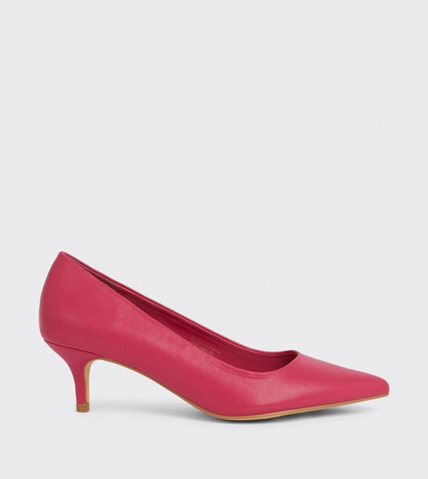 Buy Dorothy Perkins Dove Kitten Heel Court Shoes In Pink 6thStreet