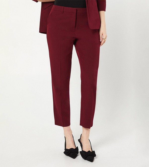 Ankle Grazer Slim Fit Trousers