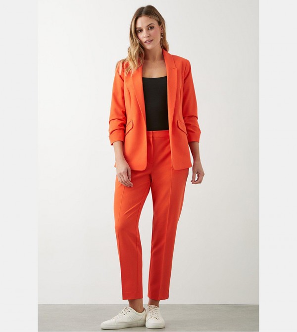 Orange blazer outlet suit