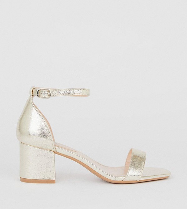 Sammy Low Block Barely There Heels